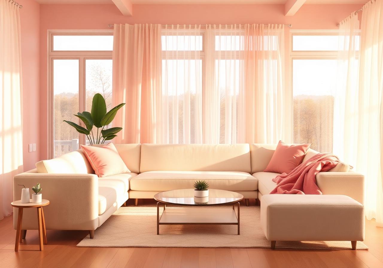 Bright, beautifully cleaned living room